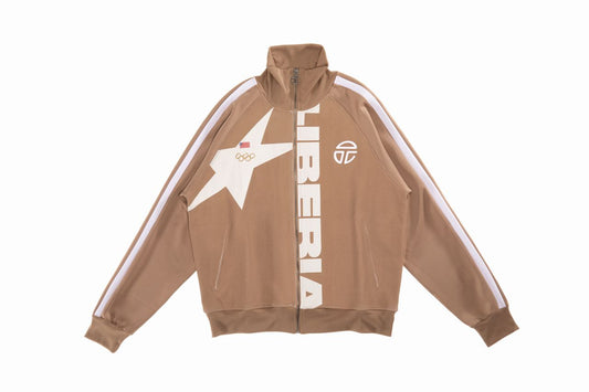 LIBERIA OLYMPIC SAND TRACK JACKET – BY TELFAR