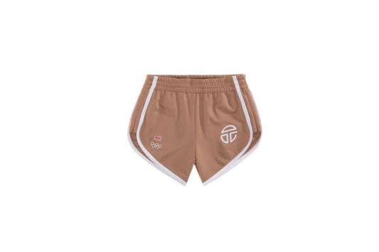 LIBERIA OLYMPIC SAND SPLIT SHORTS – BY TELFAR