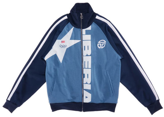 LIBERIA OLYMPIC NAVY TRACK JACKET – BY TELFAR