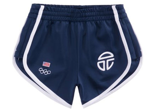 LIBERIA OLYMPIC NAVY SPLIT SHORTS – BY TELFAR